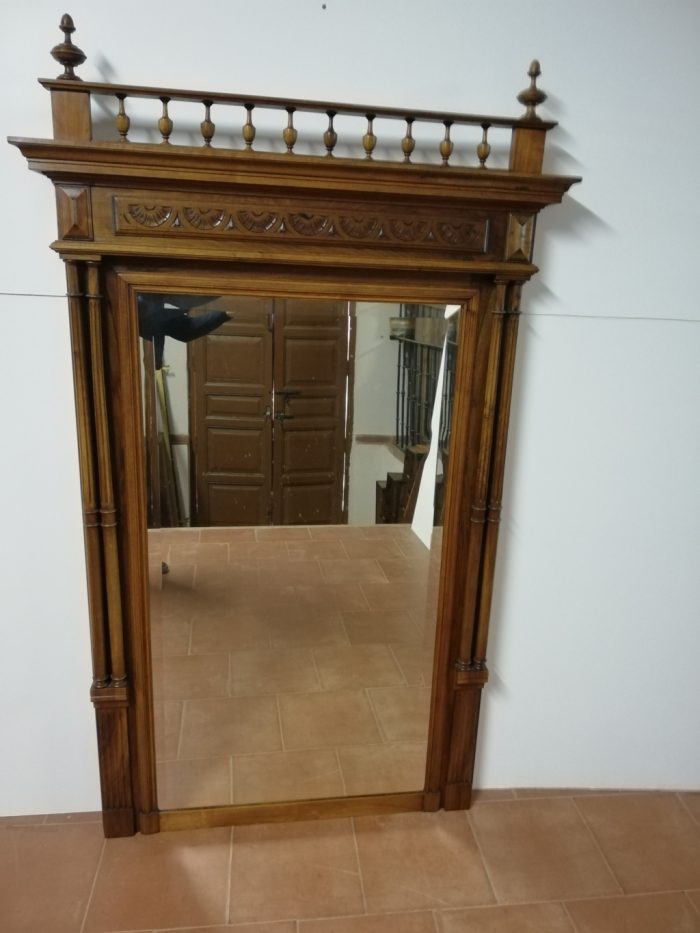 marco,espejo,madera,nogal,restaurado,calidad,antiguo,-antiguedadesymuebelesasenjov¡calderon.