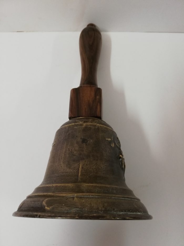 campana,bronce,antigua,años,decoracion.-antiguedadesymueblesasenjocalderon.